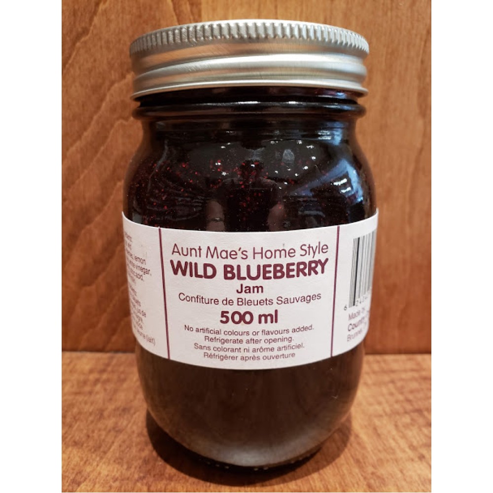 Homemade Wild Blueberry Jam