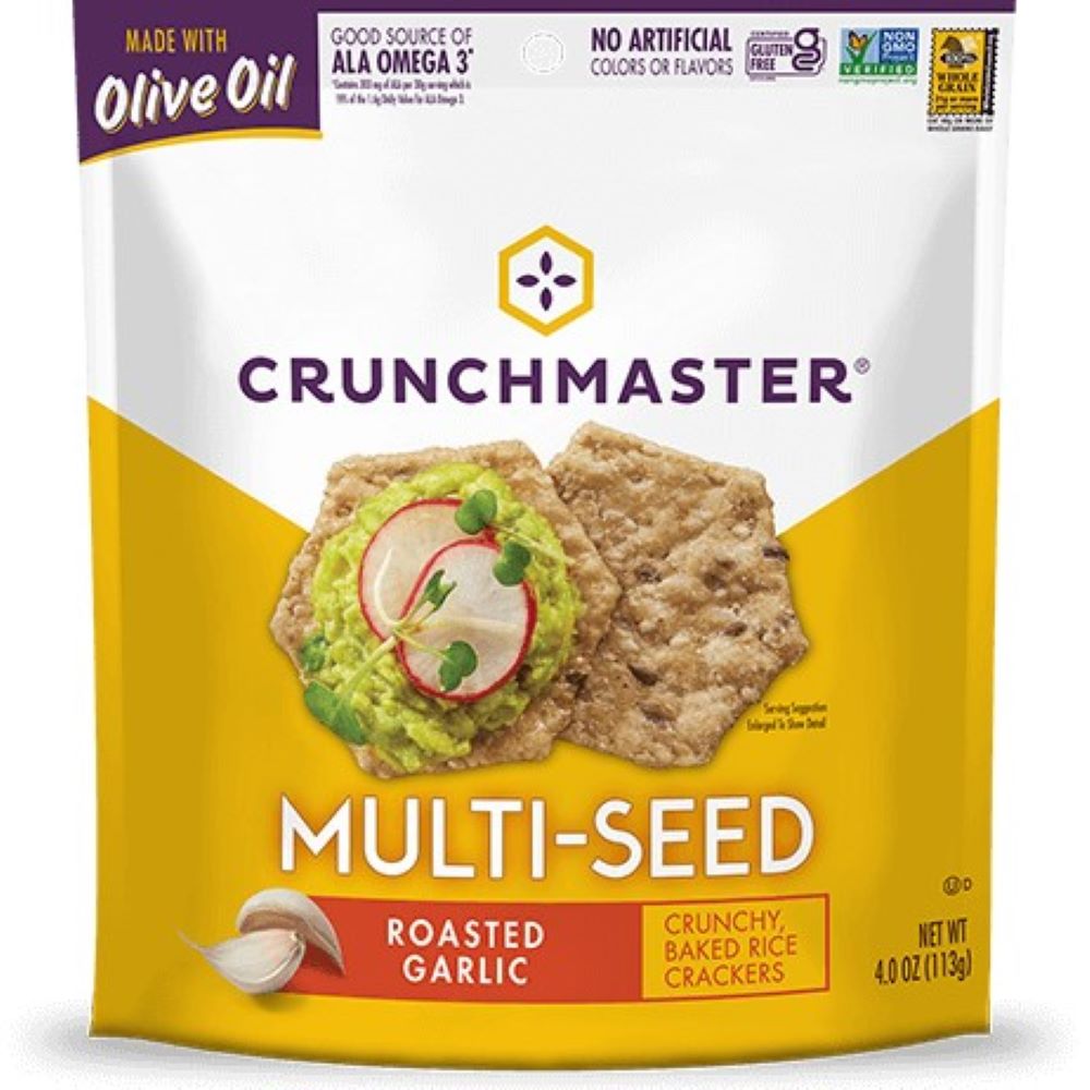 Multi Grain Baked Crackers- Crunch Master - Assorted Flavors